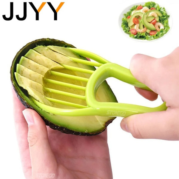 3 in 1 Avocado Slicer, Plastic Knife Kitchen Vegetable Tools